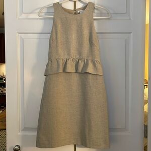 Club Monaco Linen Peplum Dress